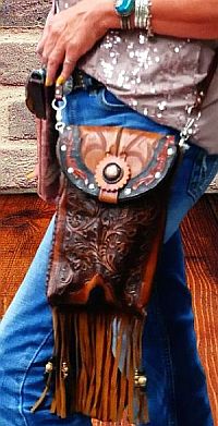 cowboy boot crossbody hipster handmade by chris thompson bags