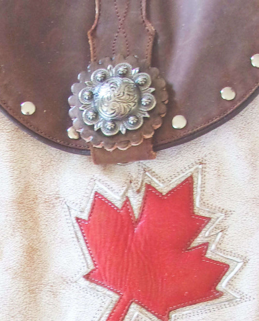 Cowboy Boot Crossbody Fringe Hipster Bag HP774 handcrafted from cowboy boots. Shop all unique leather western handbags, purses and totes at Chris Thompson Bags