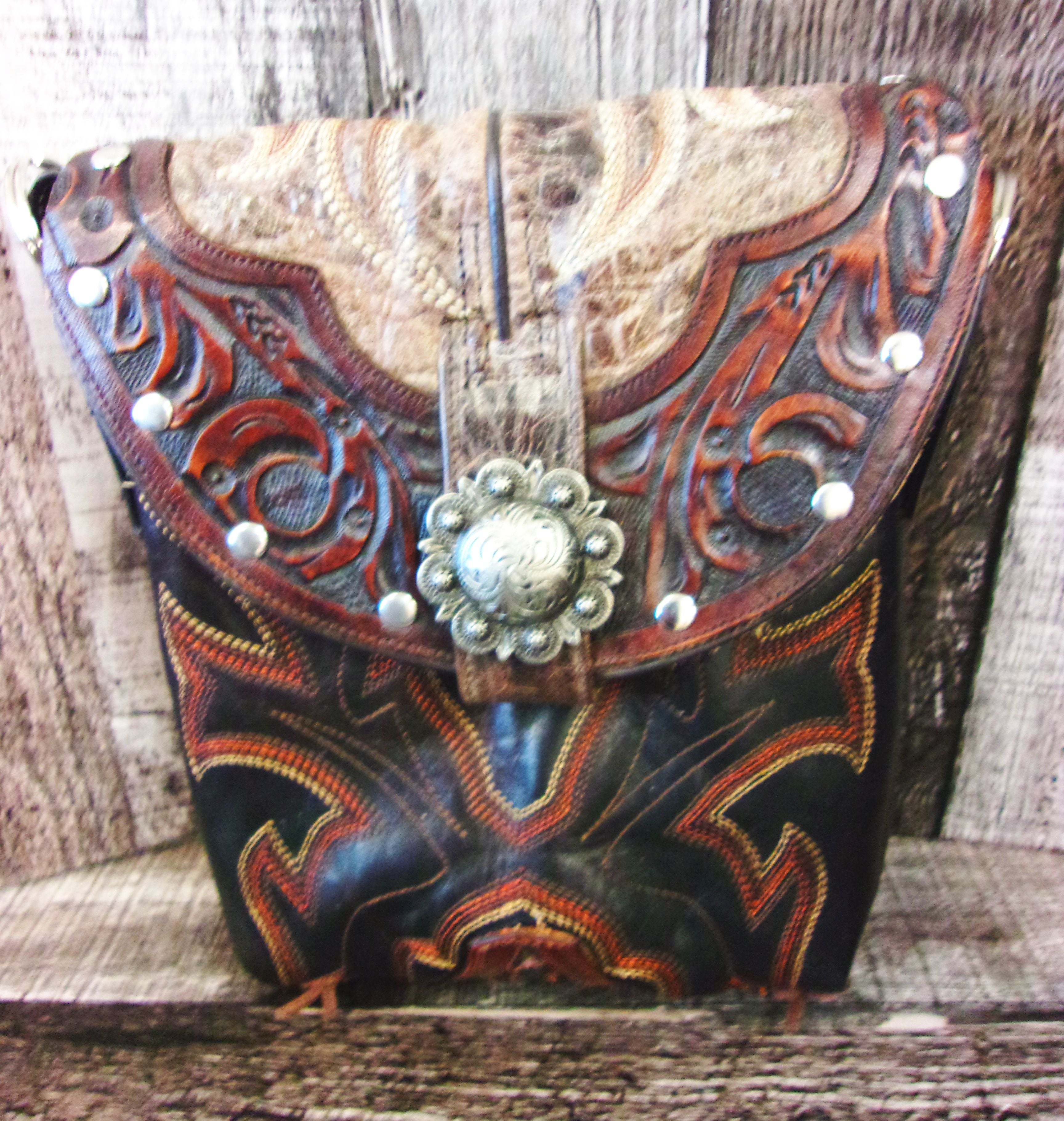 Western leather purse patterns sale