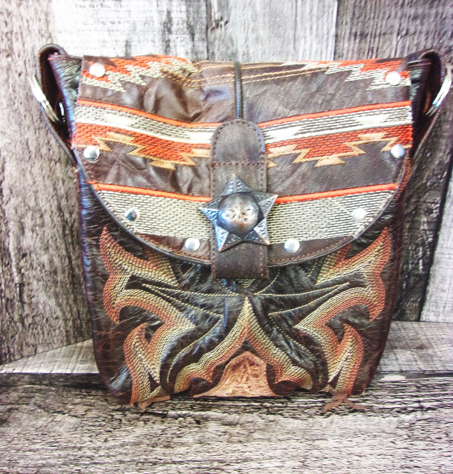 Mini Hipster Cowboy Boot Purse BB16 handcrafted from cowboy boots. Shop Handbags, Wallets & Cases at ChrisThompsonBags.com and buy the best boot purse, cowboy boot purse, cowboy boot purses, cowgirl gift, cowgirl handbag, cowgirl purse, recycled cowboy boots, small leather bag, small leather purse, small western purse, unique gift for her, western hipster, western purse at Chris Thompson Bags.