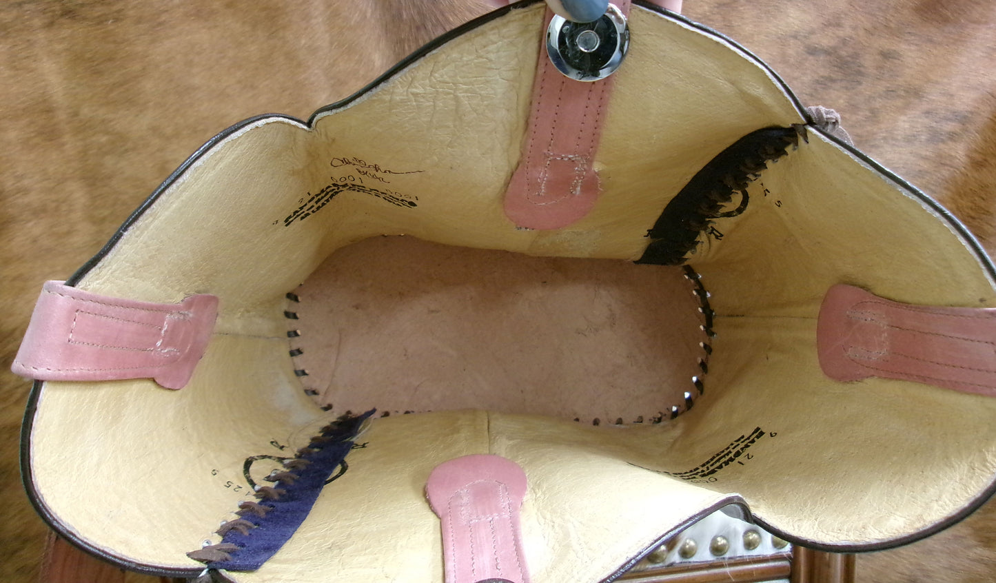 Bucket Bag Cowboy Boot Fringe Purse BK142