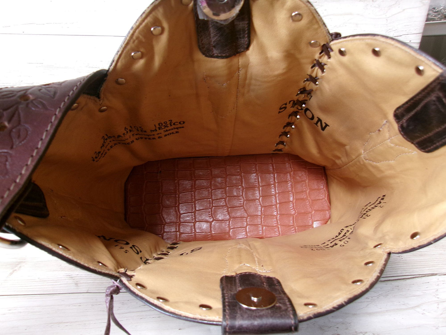 Bucket Bag Cowboy Boot Purse BK158