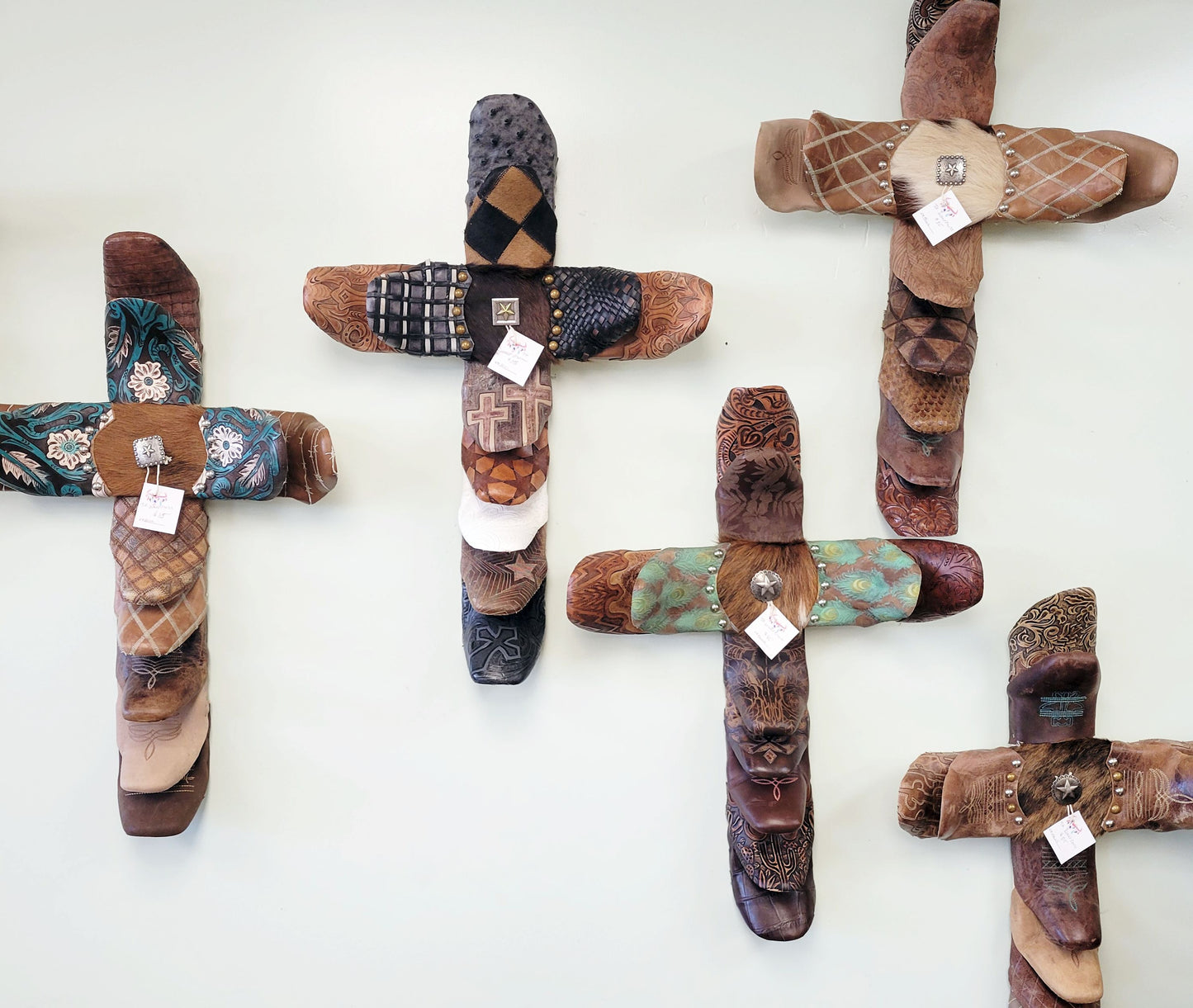 Cowboy Boot Wall Cross BC03