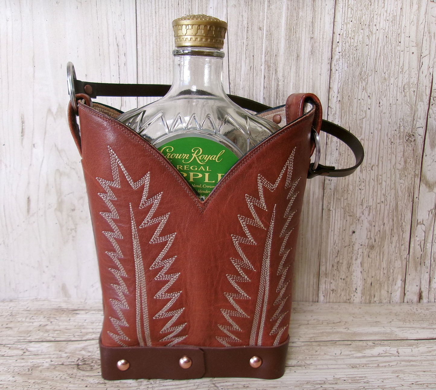 Cowboy Boot Whiskey Tote CR251