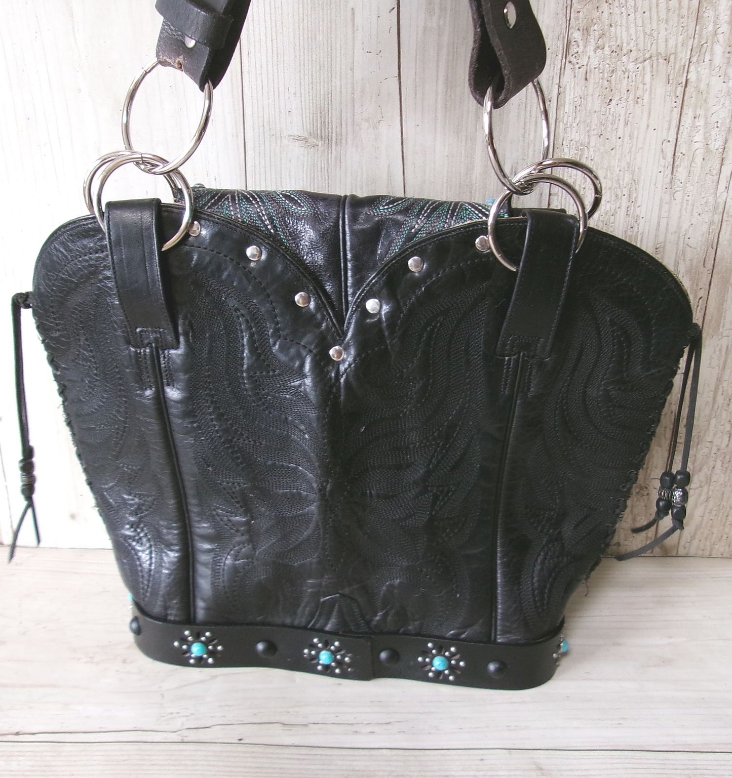 Double Cowboy Boot Purse DB330
