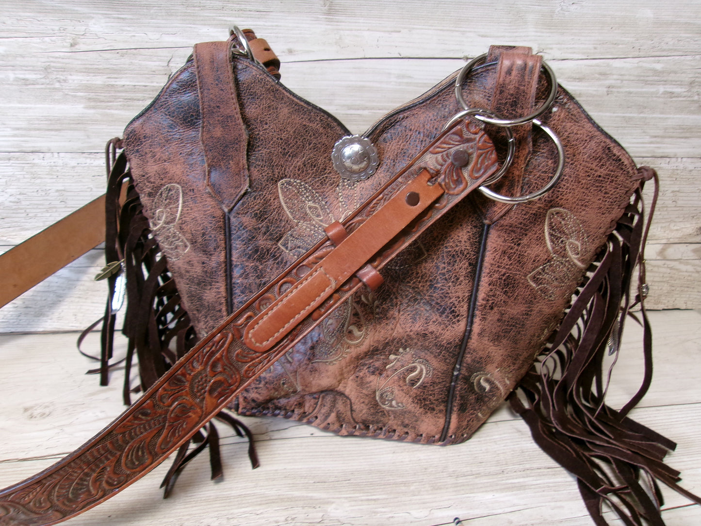 Double Cowboy Boot Purse DB355