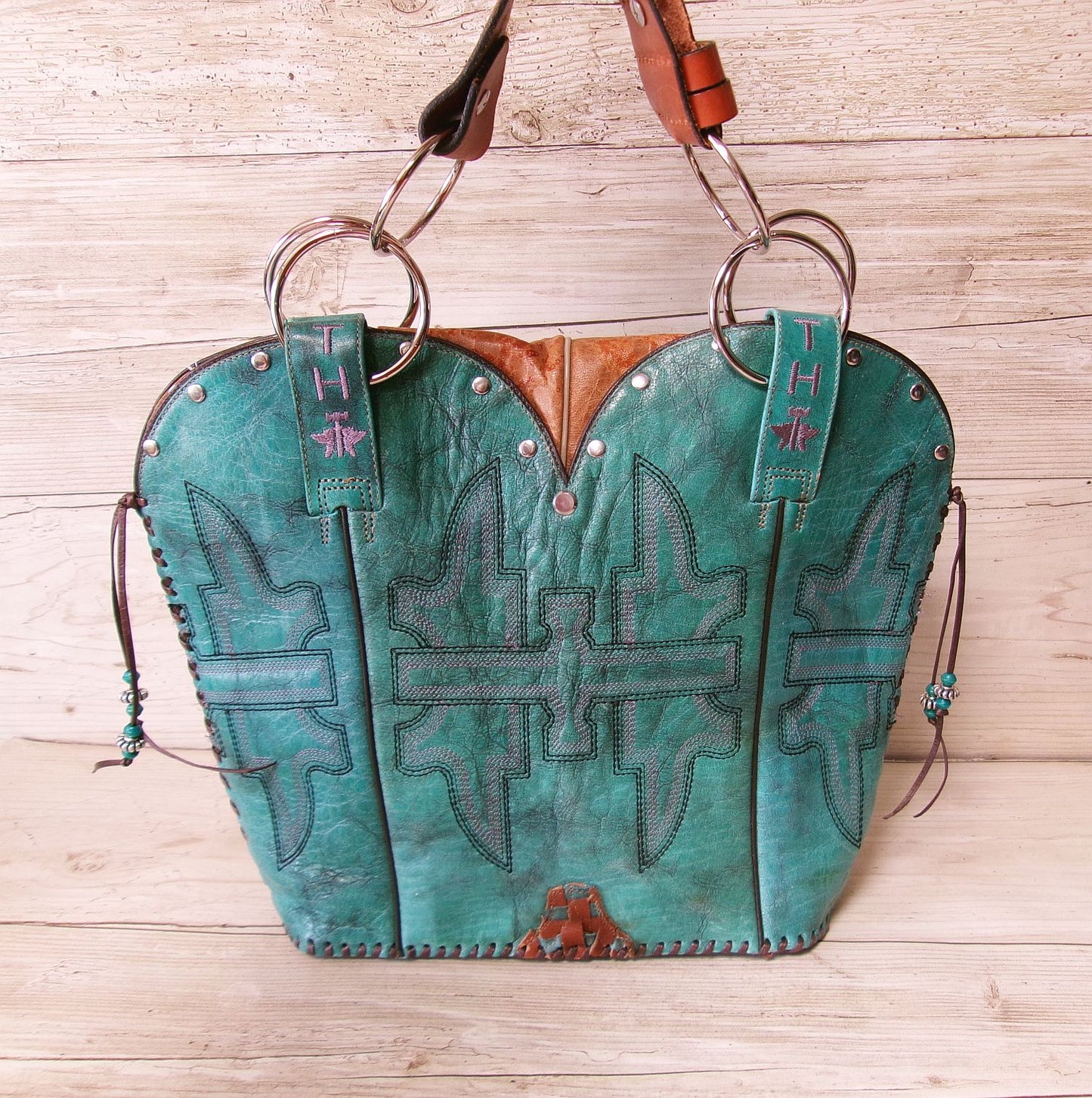Double Cowboy Boot Purse DB368