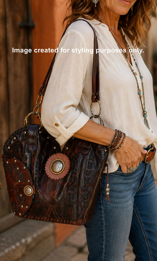 Concealed Carry Cowboy Boot Purse CB126