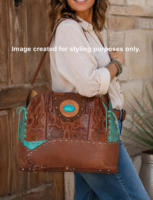 Cowboy Boot Business Tote LT39