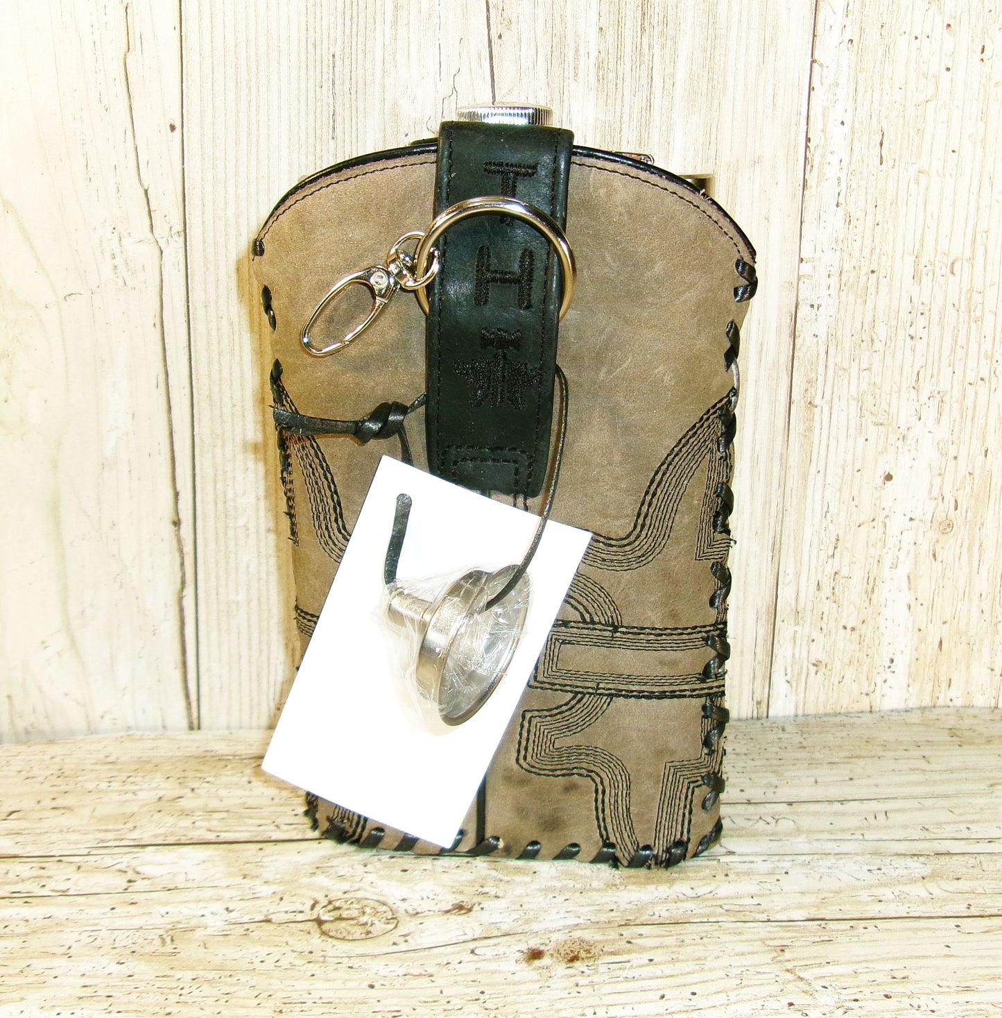 12oz Cowboy Boot Flask FL09