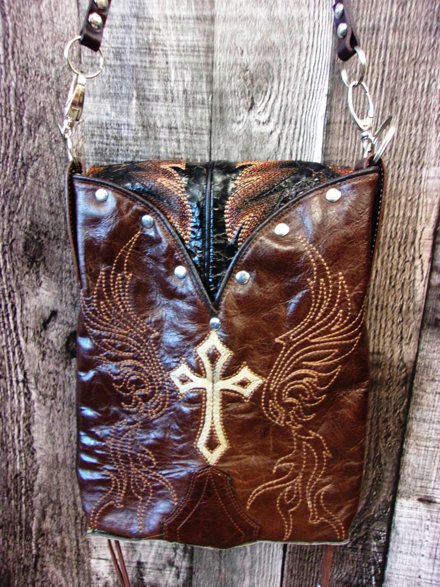 Cowboy Boot Crossbody Hipster Purse HP1029