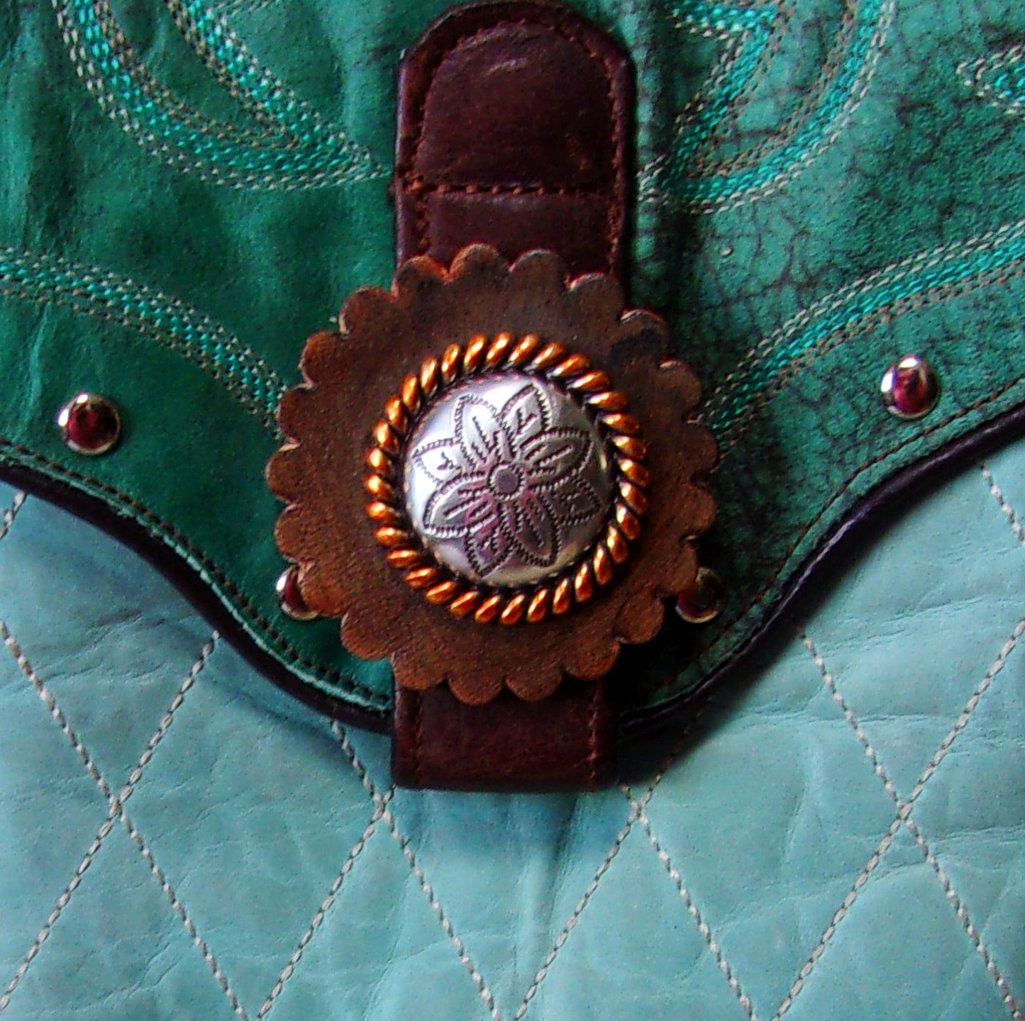 Cowboy Boot Crossbody Fringe Hipster Bag HP798