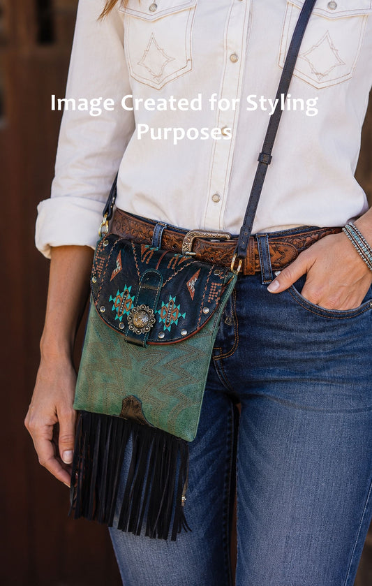 Small Cowboy Boot Purse with Fringe sm220