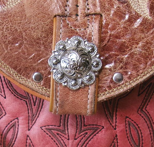 Small Cowboy Boot Purse with Fringe sm307
