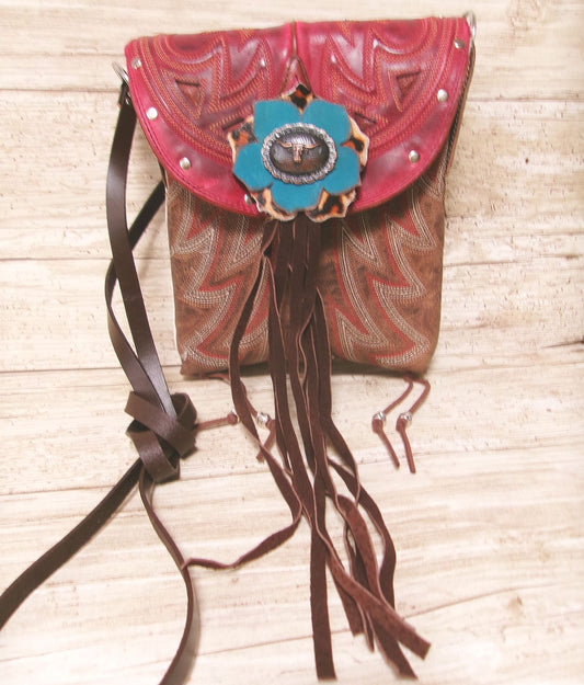 Small Cowboy Boot Purse TX02