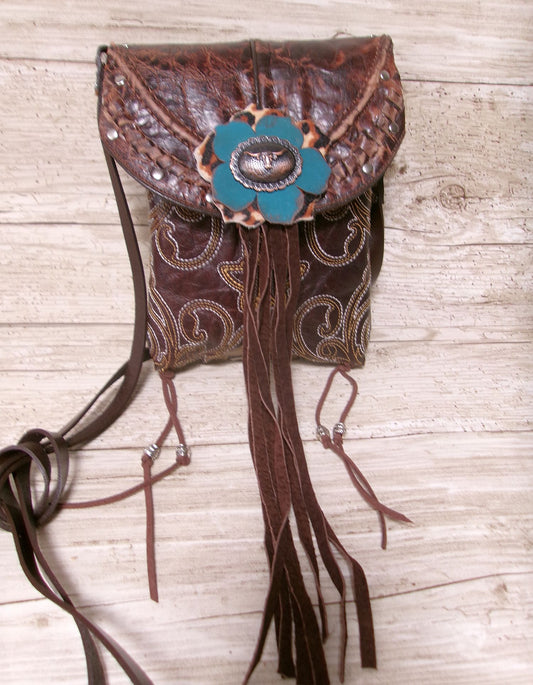 Small Cowboy Boot Purse TX03