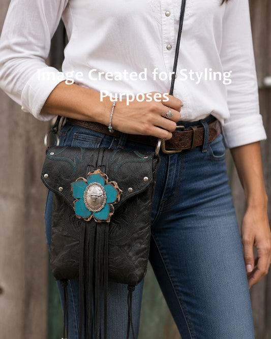 Small Cowboy Boot Purse TX04