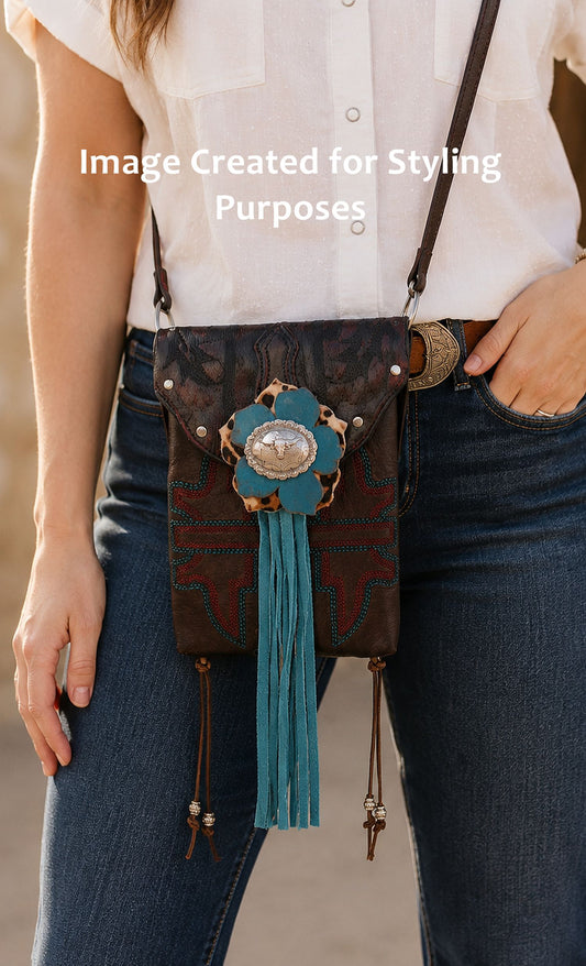 Small Cowboy Boot Purse TX07