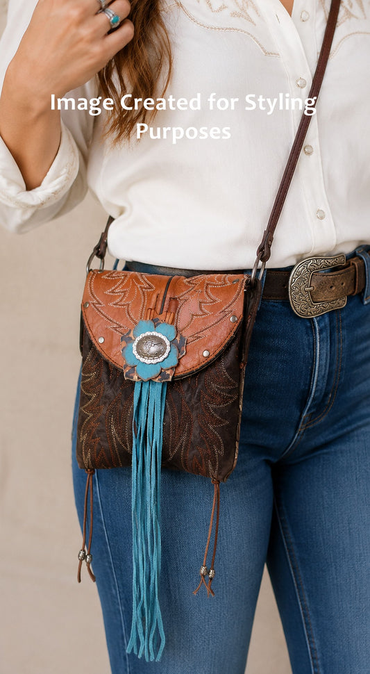 Small Cowboy Boot Purse TX16