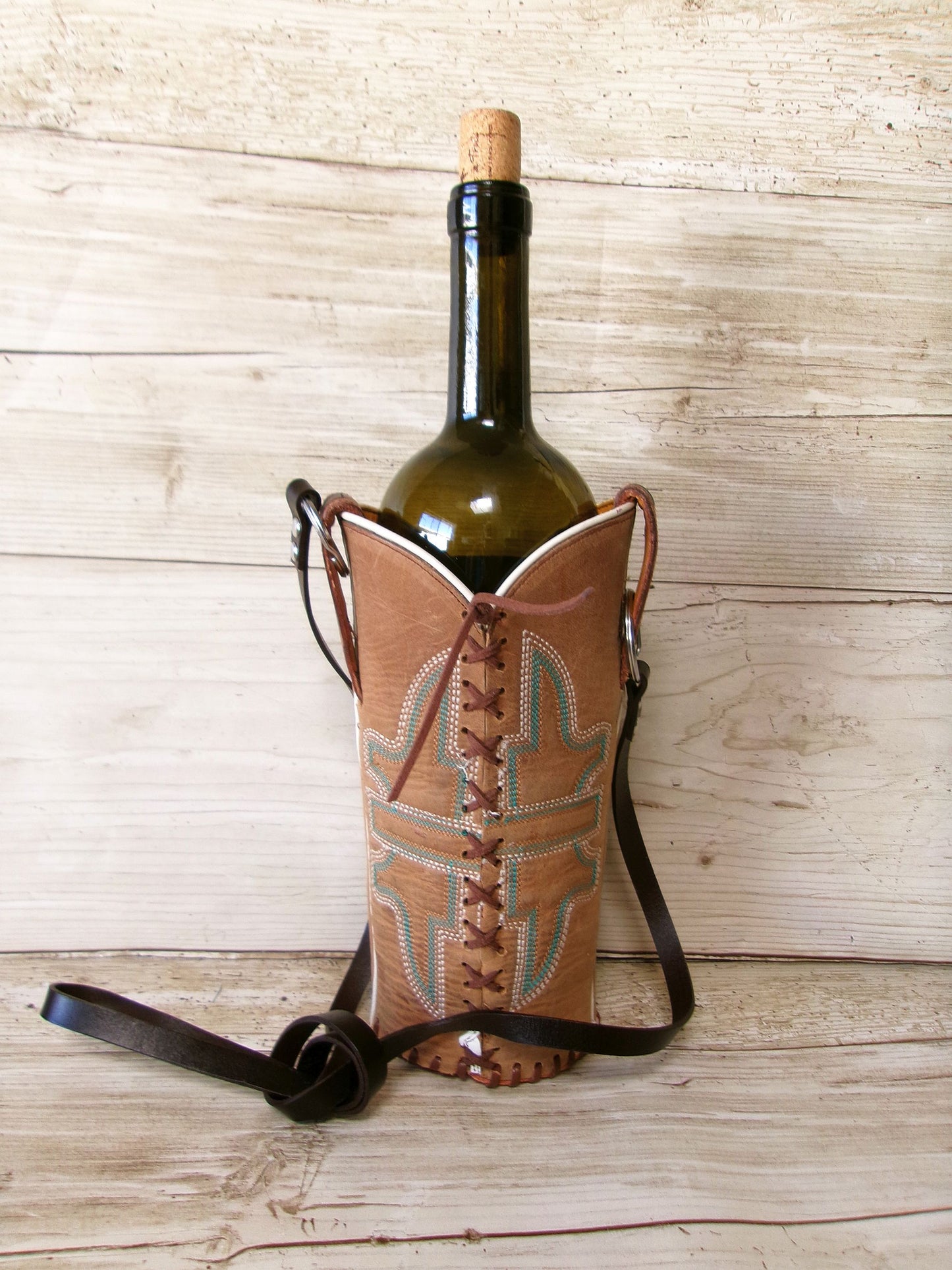Cowboy Boot Wine Water Tote WA51