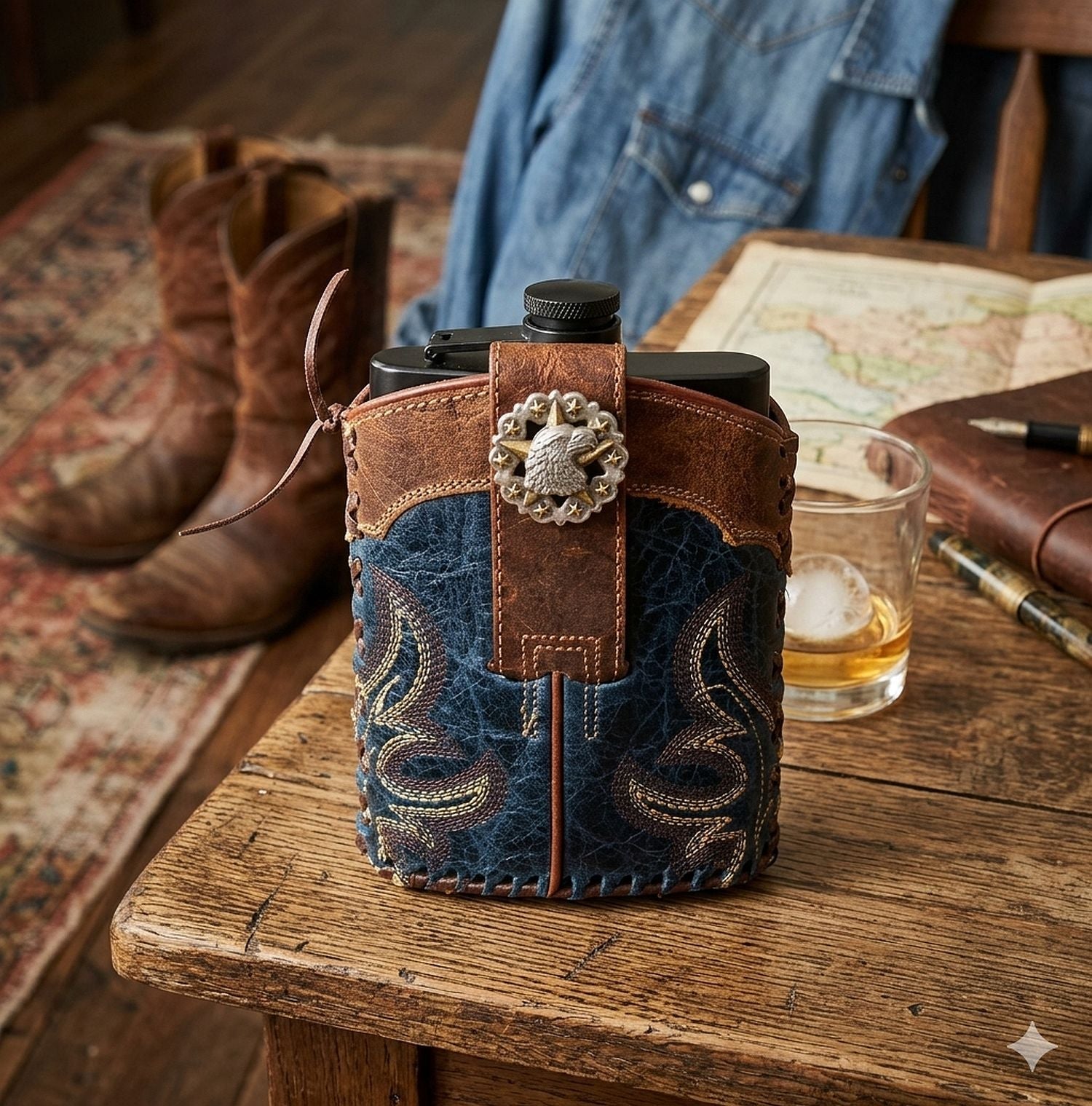 cowboy boot flask image