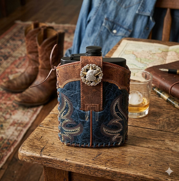 cowboy boot flask image