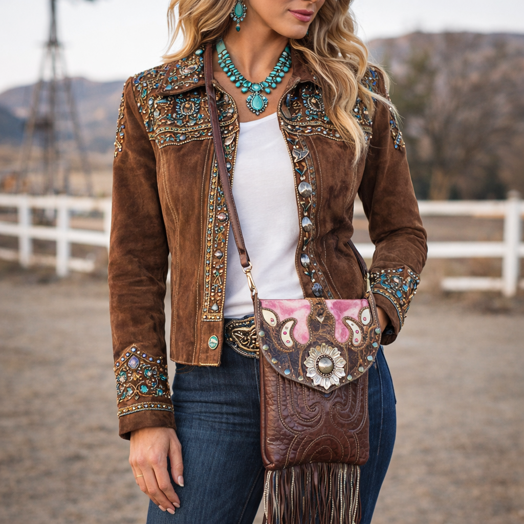 Cowboy Boot Crossbody Hipster Bag HP1000