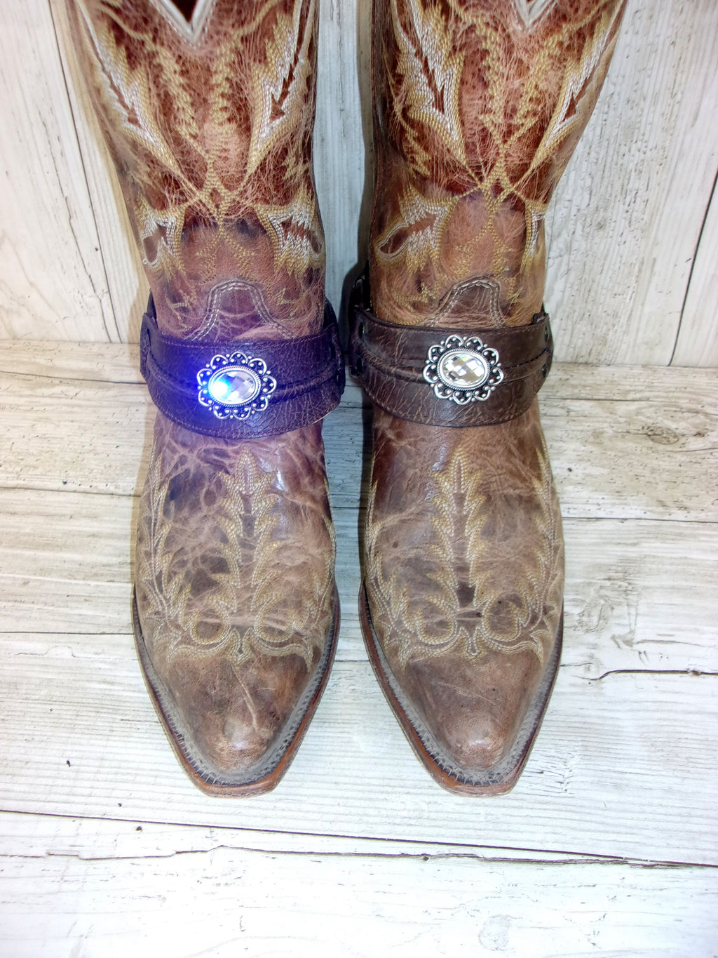 Boot Decoration - Boot Wrap - Boot Bling - Boot Jewelry - Boot Bracelet (Pair) bw114 Chris Thompson Bags