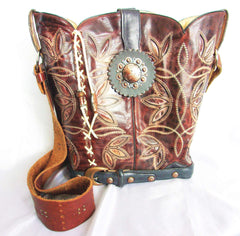 Bucket Bag Cowboy Boot Purse BK07