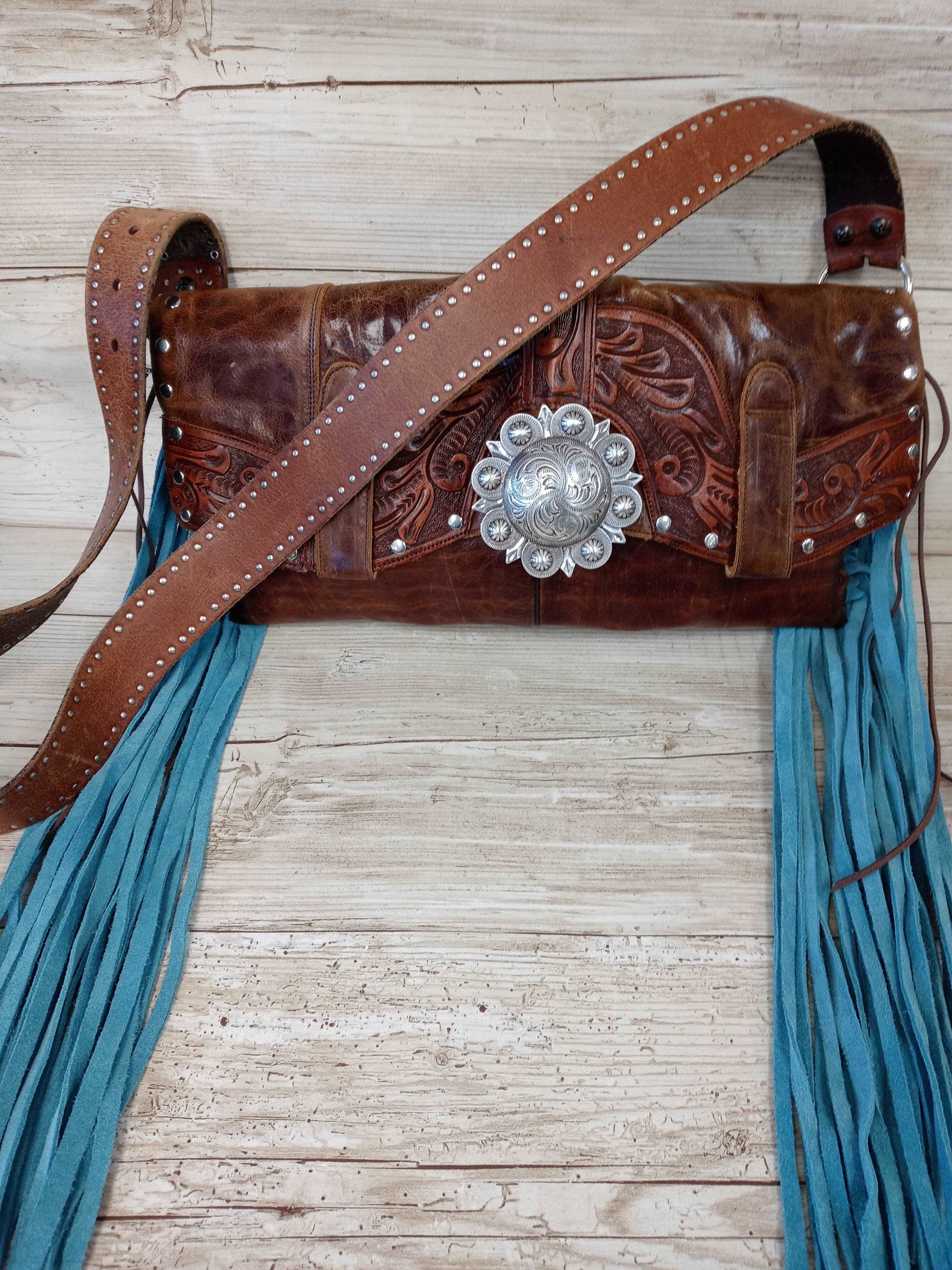 Clutch Cowboy Boot Purse CL04 handcrafted from cowboy boots. Shop all unique leather western handbags, purses and totes at Chris Thompson Bags
