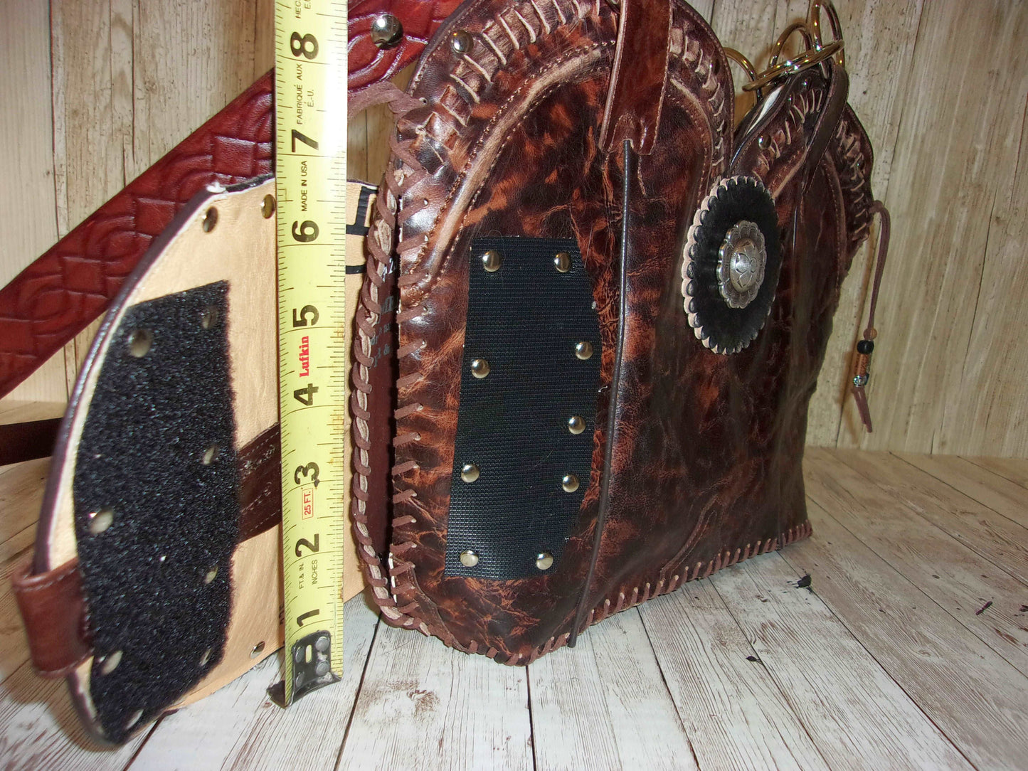 Concealed Carry Cowboy Boot Purse CB121 handcrafted from cowboy boots. Shop Handbags at ChrisThompsonBags.com and buy the best 2nd amendment, conceal carry purse, concealed carry, concealed for her, concealedcarry purse, cowboy boot purse, cowgirl concealed, handgun bag, leather conceal bag, unique concealed, western conceal, western concealed at Chris Thompson Bags.