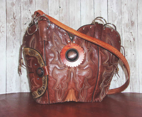 Concealed Carry Cowboy Boot Purse CB63