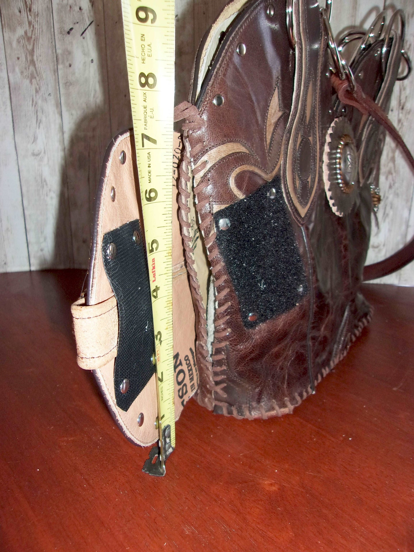 Concealed Carry Cowboy Boot Purse CB66 handcrafted from cowboy boots. Shop Handbags at ChrisThompsonBags.com and buy the best 2nd amendment, conceal carry purse, concealed carry, concealed for her, concealedcarry purse, cowboy boot purse, cowgirl concealed, handgun bag, leather conceal bag, unique concealed, western conceal, western concealed at Chris Thompson Bags.