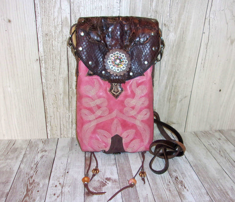 Cowboy Boot Crossbody Hipster Purse HP625