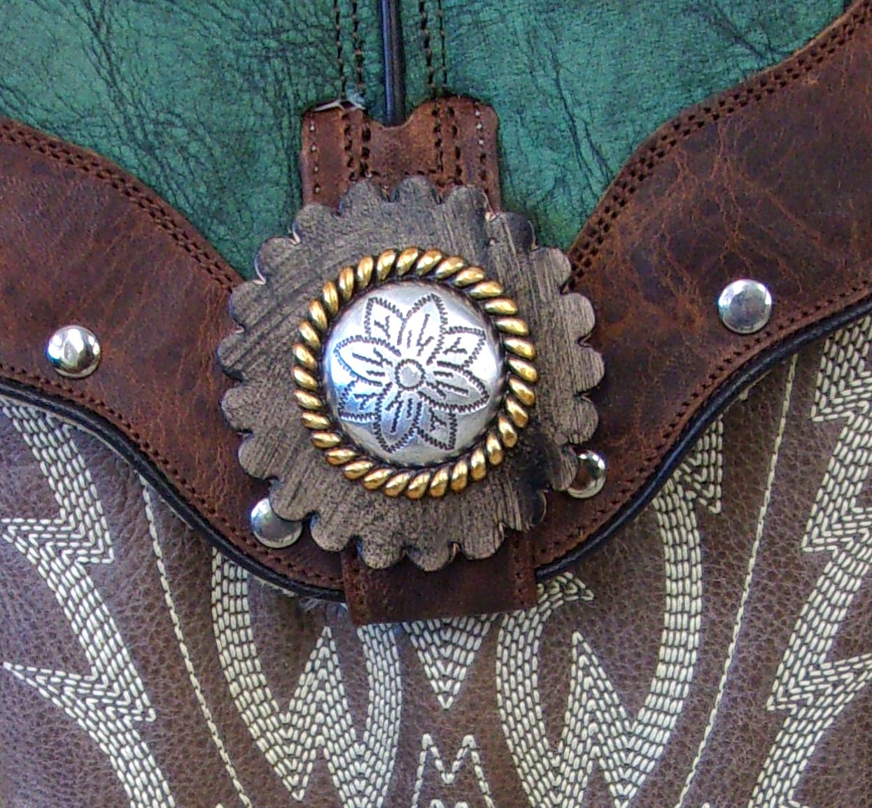 Cowboy Boot Crossbody Hipster Purse HP900 handcrafted from cowboy boots. Shop all unique leather western handbags, purses and totes at Chris Thompson Bags