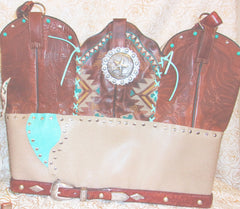 Cowboy Boot Laptop Tote LT31