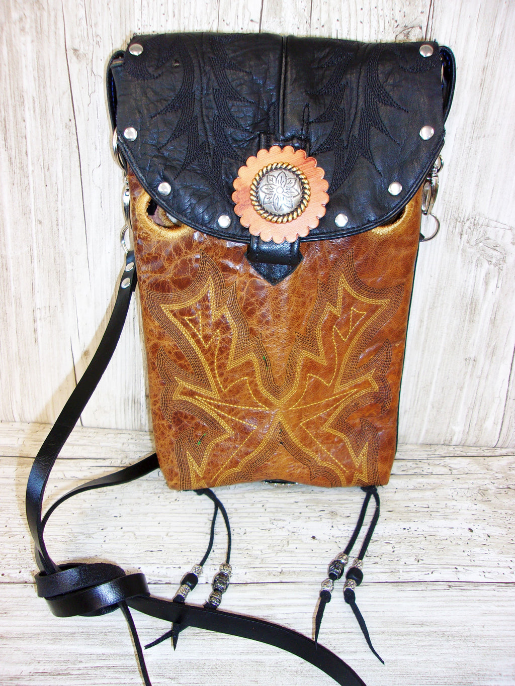 Cowboy Boot Purse – Leather Crossbody Purse - Cowboy Boot Purse – Western Hipster HP991 Chris Thompson Bags