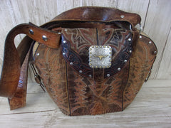 Double Cowboy Boot Purse DB337