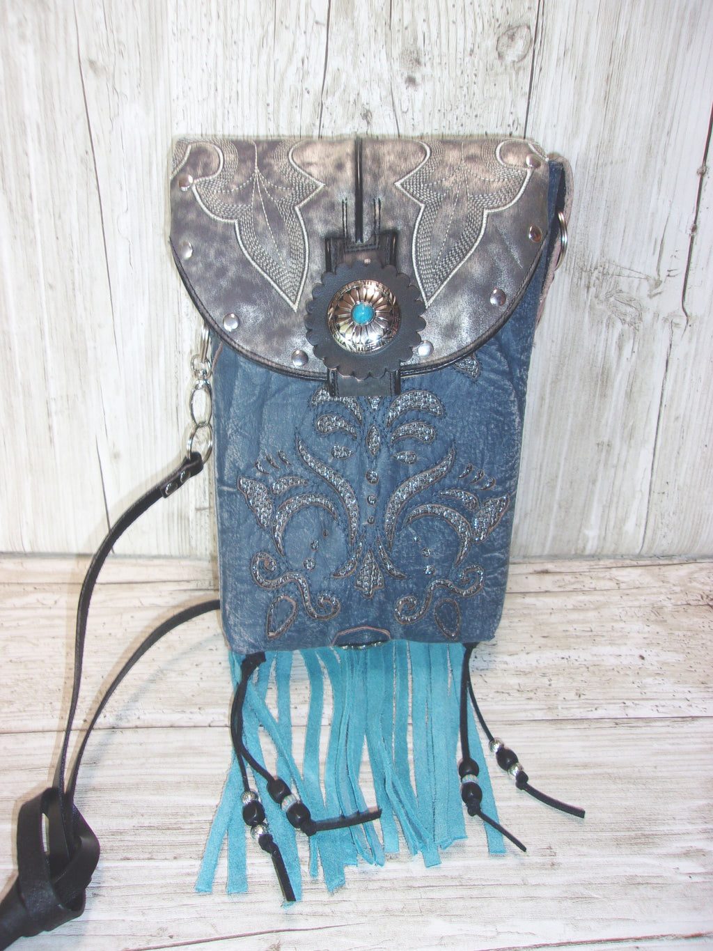 Cowboy Boot Purse with Fringe – Crossbody Hipster Purse - Cowboy Boot Purse – Western Hipster HP960 Chris Thompson Bags