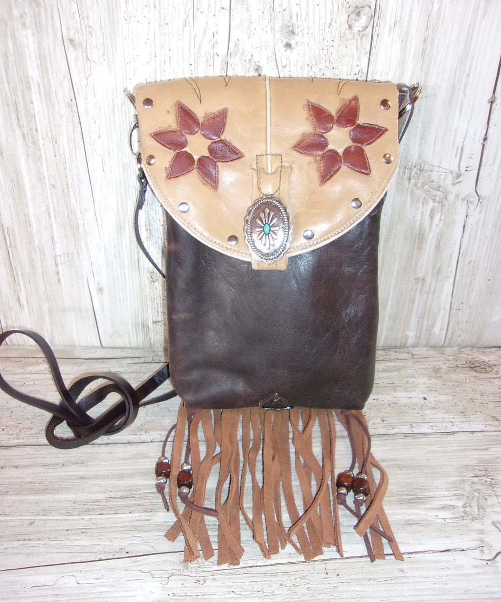 Cowboy Boot Purse with Fringe – Crossbody Hipster Purse - Cowboy Boot Purse – Western Hipster HP967 Chris Thompson Bags
