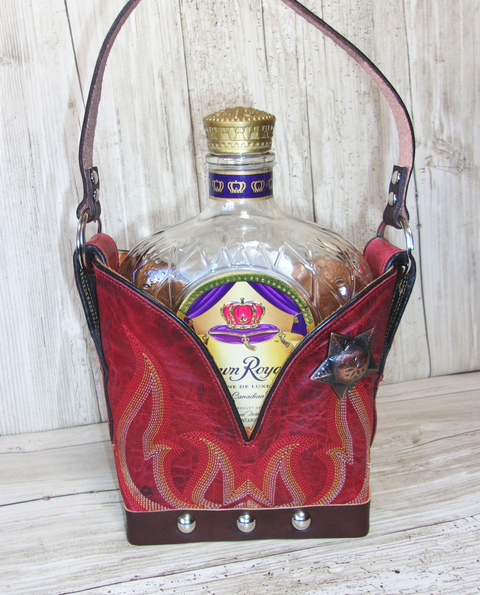 Cowboy Boot Whiskey Tote CR121