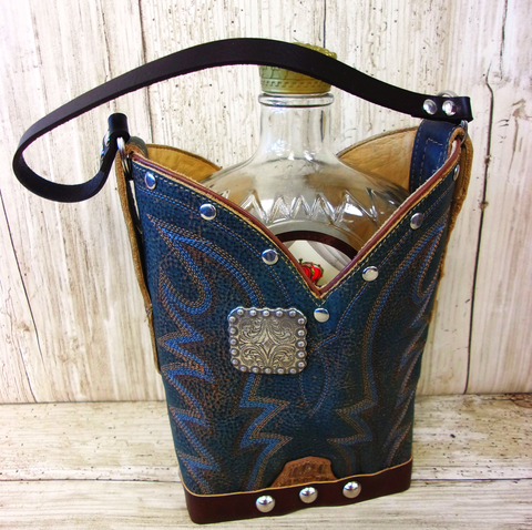 Cowboy Boot Whiskey Tote CR164