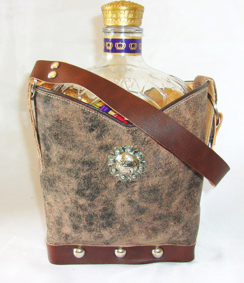 Cowboy Boot Whiskey Tote CR67