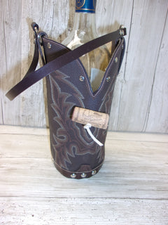 Cowboy Boot Wine Tote wt784