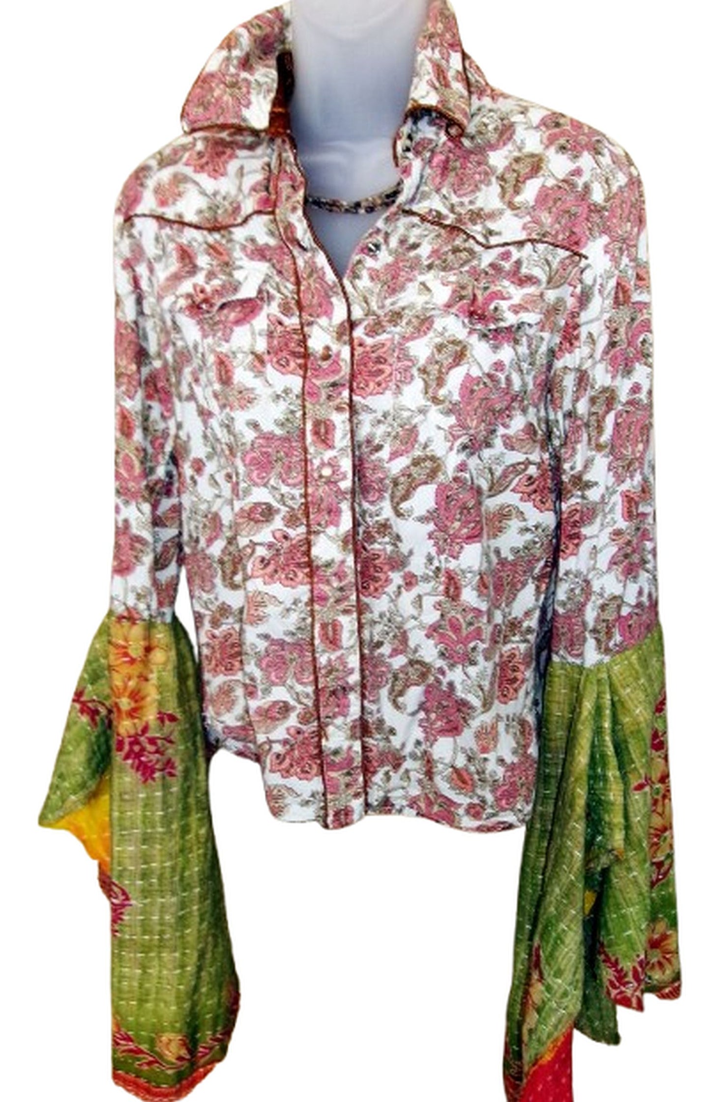 Desert Wing Blouse - Small DW04 handcrafted from cowboy boots. Shop  at ChrisThompsonBags.com and buy the best ["donkey","Small"] at Chris Thompson Bags.