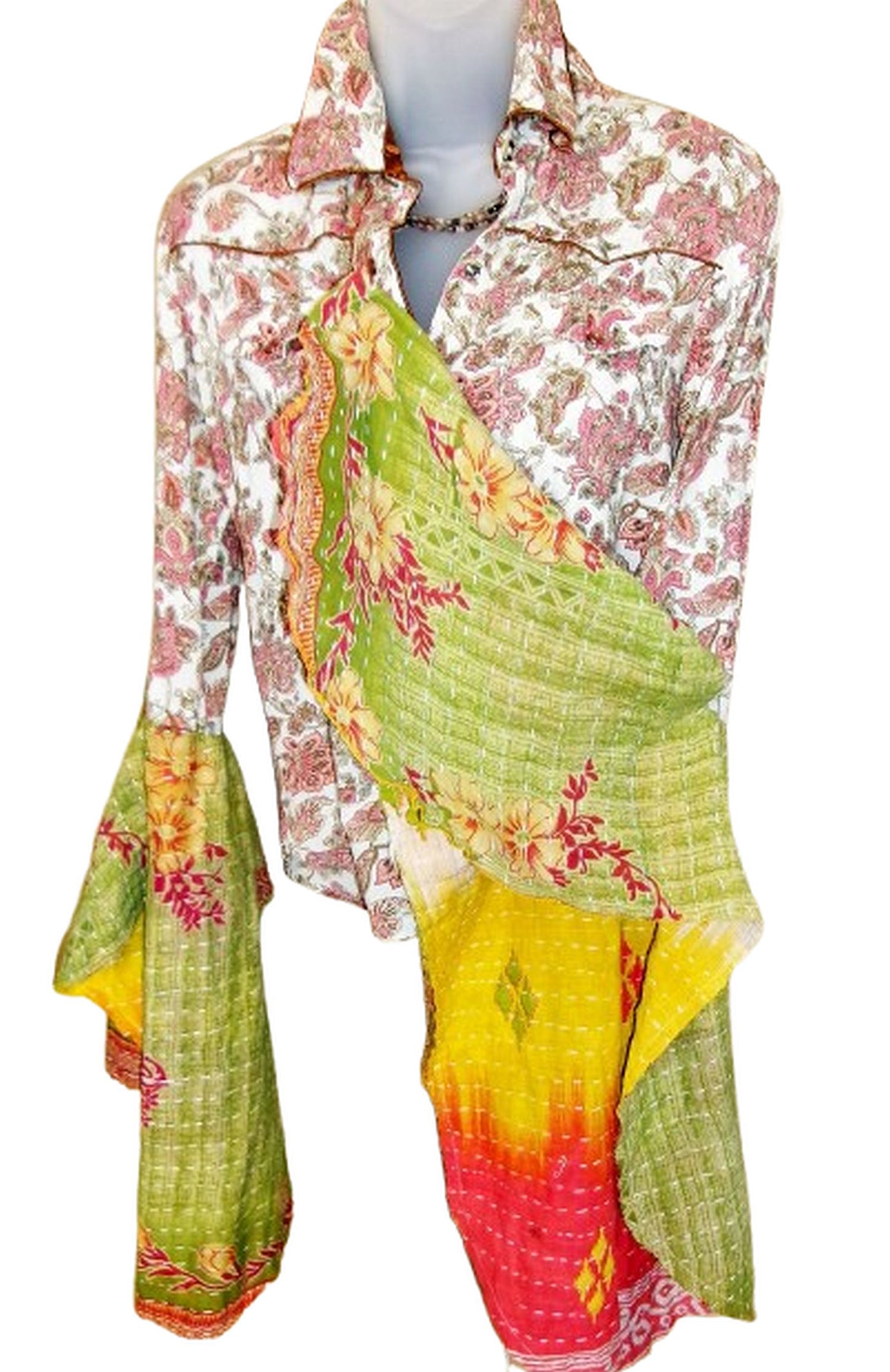 Desert Wing Blouse - Small DW04 handcrafted from cowboy boots. Shop  at ChrisThompsonBags.com and buy the best ["donkey","Small"] at Chris Thompson Bags.