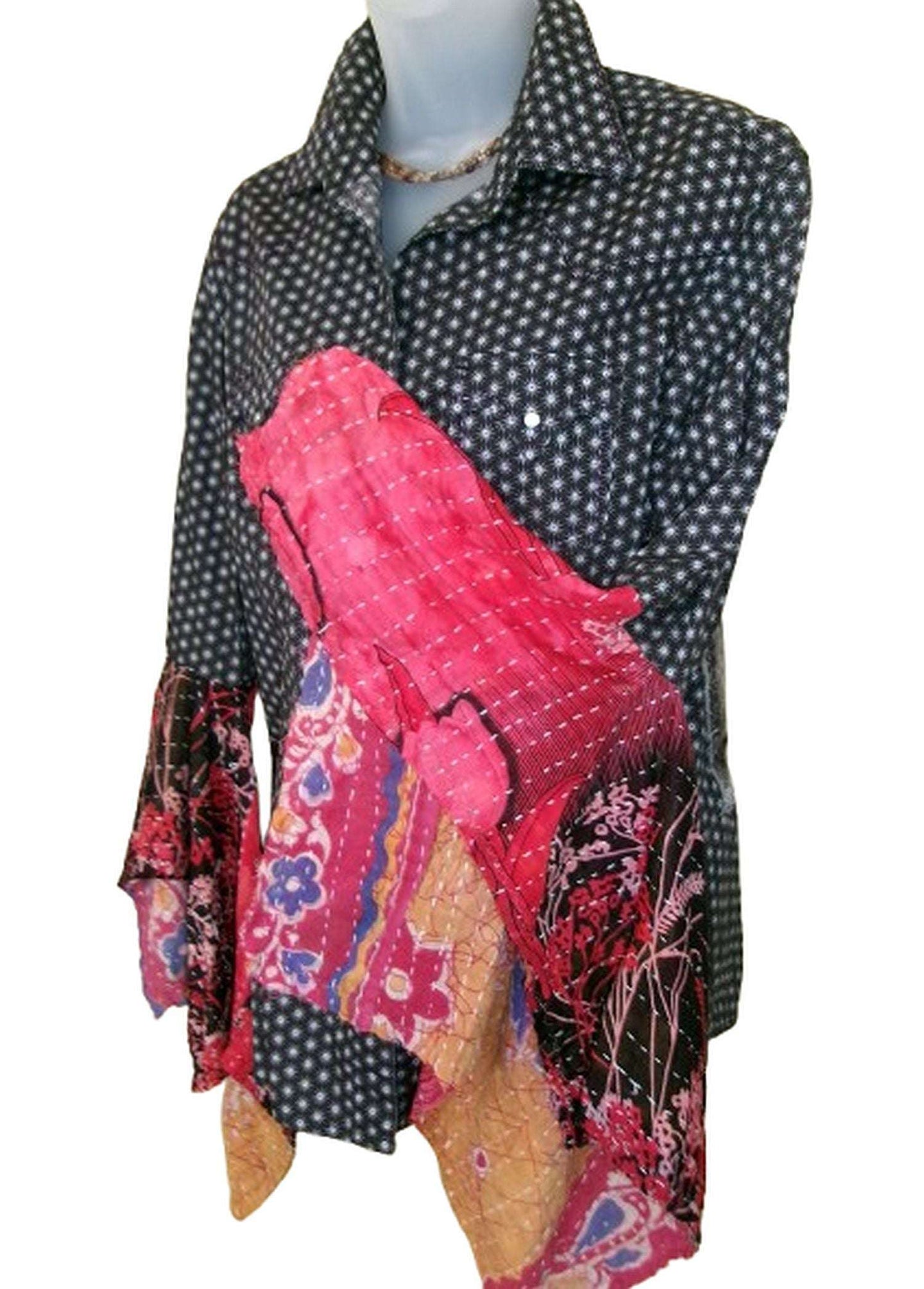 Desert Wing Blouse - Large DW22 handcrafted from cowboy boots. Shop  at ChrisThompsonBags.com and buy the best ["horses","Large"] at Chris Thompson Bags.