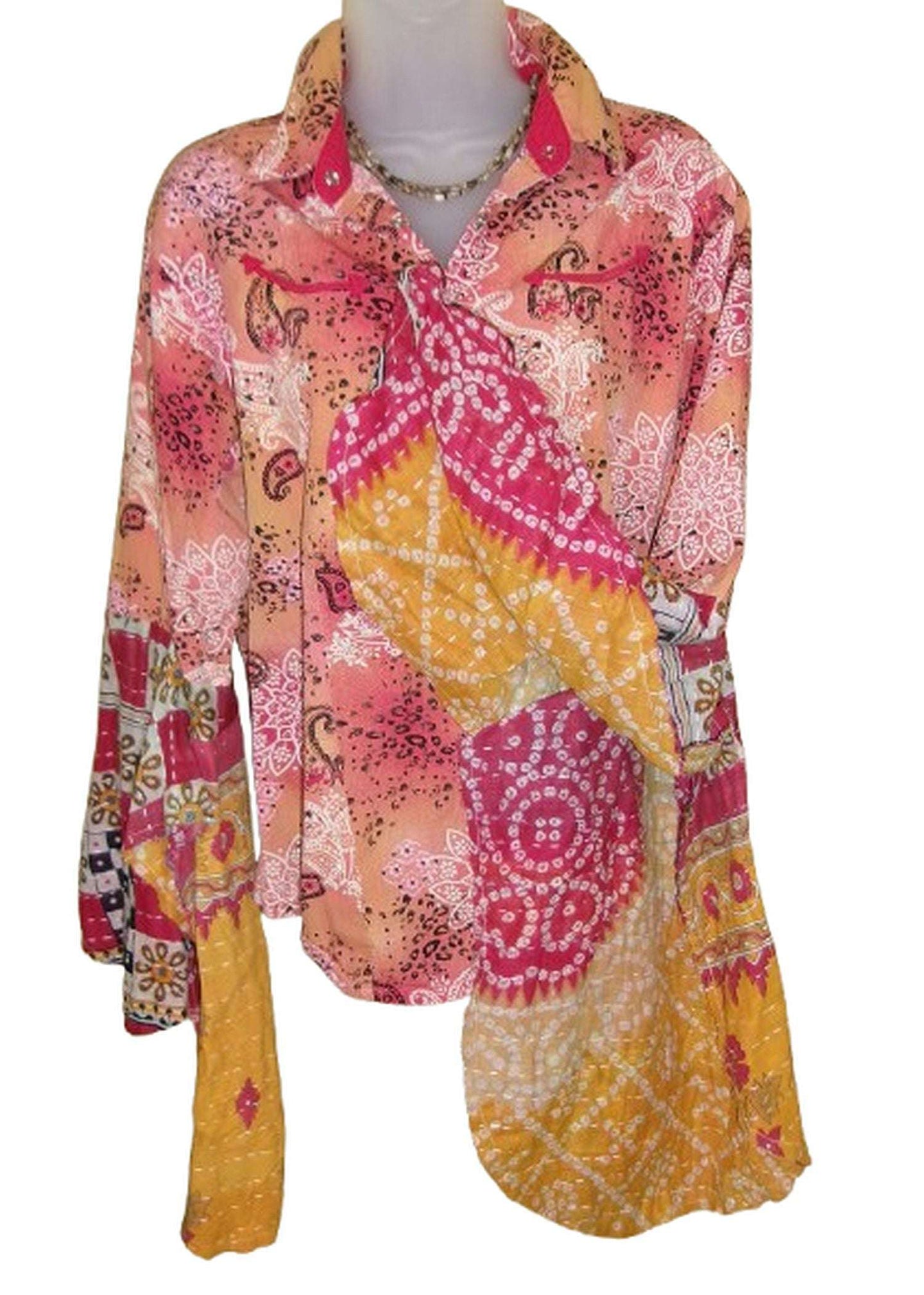 Desert Wing Blouse - X-Large DW27 handcrafted from cowboy boots. Shop  at ChrisThompsonBags.com and buy the best ["horse","XLG"] at Chris Thompson Bags.