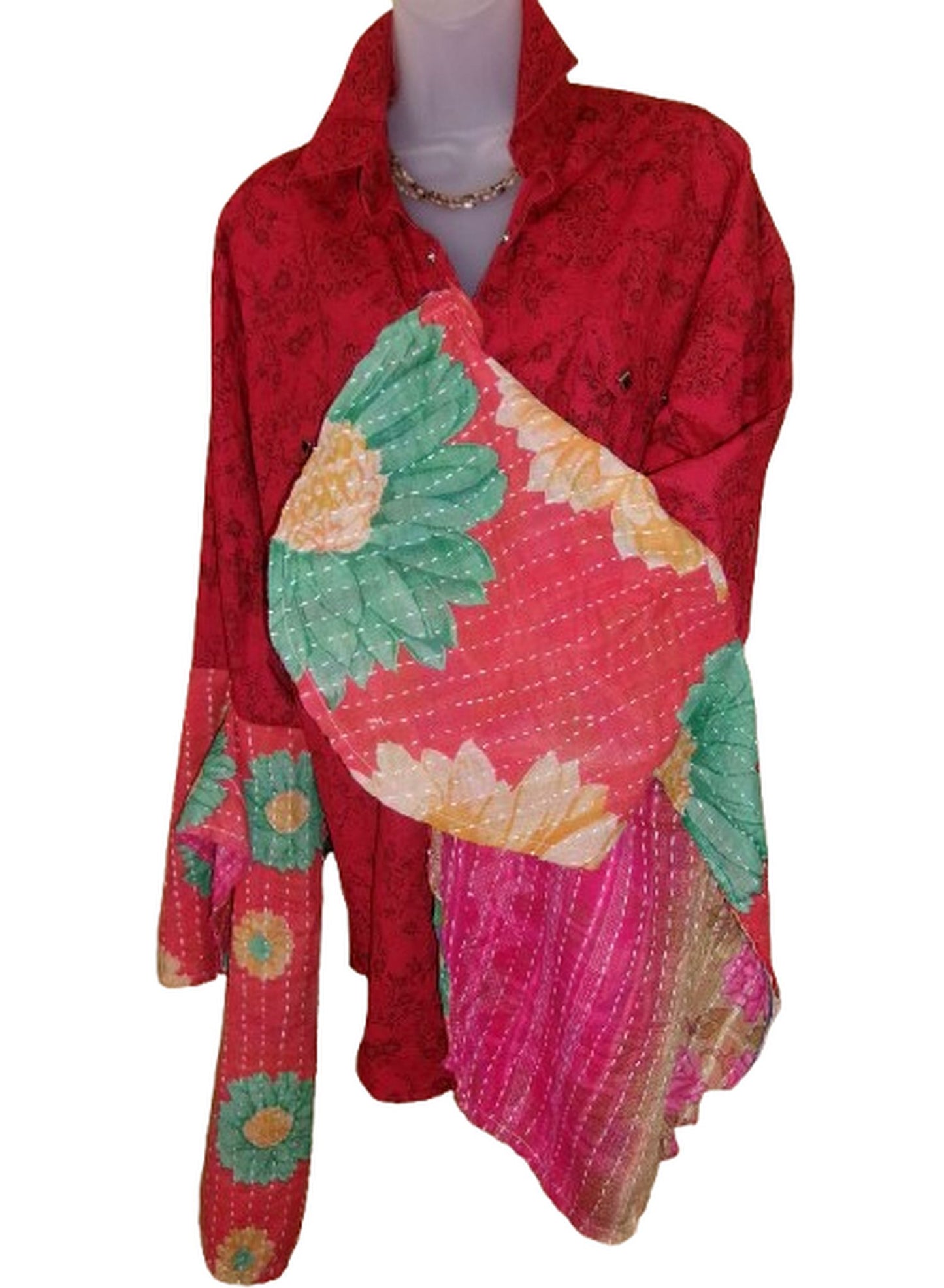 Desert Wing Blouse - X-Large DW28 handcrafted from cowboy boots. Shop  at ChrisThompsonBags.com and buy the best ["cow skull","XLG"] at Chris Thompson Bags.