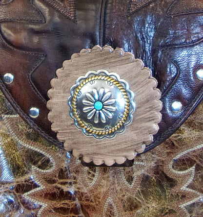 Double Cowboy Boot Purse DB329 handcrafted from cowboy boots. Shop Handbags at and buy the best boot top purse, Country Chic, country fashion, country style, cowboy boot lover, cowboy boot purse, Cowgirl Chic, cowgirl style, luxury handbag, rodeo purse, western chic, western fashion, western style at Chris Thompson Bags.